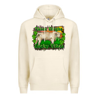 Tofu Thick Thighs Lucky Vibes Charolais Bull Premium Hoodie - RanaPortraitStore