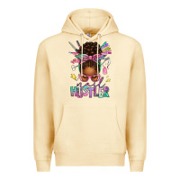 Pina Colada nail hustler afro messy bun Premium Hoodie - texasbilliewilder