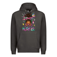 Smoke nail hustler afro messy bun Premium Hoodie - texasbilliewilder