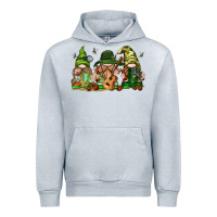 Heather Grey camping gnomies Urban Hoodie - texasbilliewilder