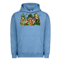 Pigment Pebble Blue camping gnomies Urban Hoodie - texasbilliewilder