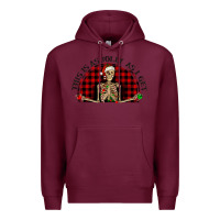 Burgundy this is as jolly  as i get Premium Hoodie - RanaPortraitStore