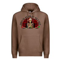 Chestnut this is as jolly  as i get Premium Hoodie - RanaPortraitStore