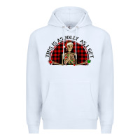 White this is as jolly  as i get Premium Hoodie - RanaPortraitStore