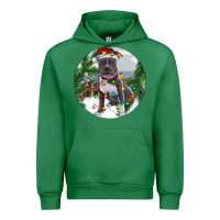 Emerald Pitbull And Farm Urban Hoodie - RanaPortraitStore