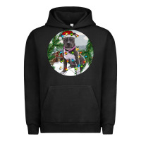 Pigment Black Pitbull And Farm Urban Hoodie - RanaPortraitStore