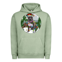 Pigment Oil Green Pitbull And Farm Urban Hoodie - RanaPortraitStore