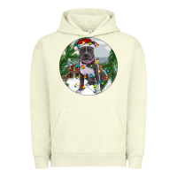 Pigment Pistachio Pitbull And Farm Urban Hoodie - RanaPortraitStore