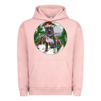 Pigment Salmon Pitbull And Farm Urban Hoodie - RanaPortraitStore