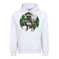 White Pitbull And Farm Urban Hoodie - RanaPortraitStore