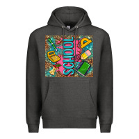 Charcoal Heather teacher  School Premium Hoodie - AdoDesignShop