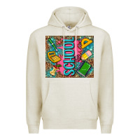 Oatmeal Heather teacher  School Premium Hoodie - AdoDesignShop