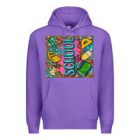 Purple teacher  School Premium Hoodie - AdoDesignShop