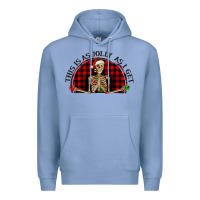 Colony Blue this is as jolly  as i get Premium Hoodie - RanaPortraitStore