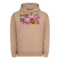 Pigment Burro cat coffee cups Urban Hoodie - texasbilliewilder