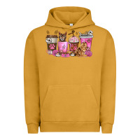 Pigment Peanut Butter cat coffee cups Urban Hoodie - texasbilliewilder
