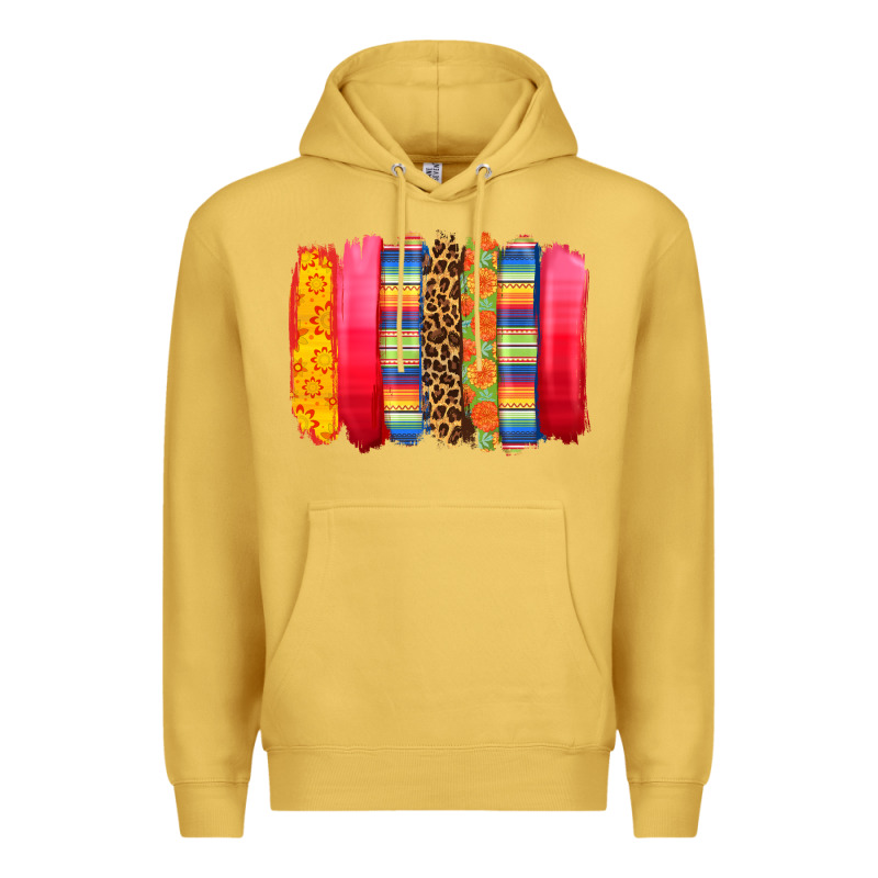 Mexican Leopard Brushstroke Premium Hoodie by Zillion Design Studio | Teevron