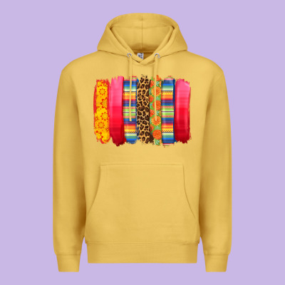 Premium Hoodie mexican leopard brushstroke