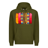 Army Green mexican leopard brushstroke Premium Hoodie - Zillion Design Studio