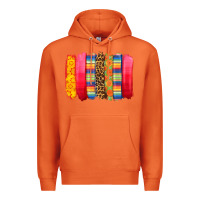 Carrot mexican leopard brushstroke Premium Hoodie - Zillion Design Studio