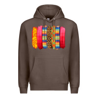 Coffee mexican leopard brushstroke Premium Hoodie - Zillion Design Studio