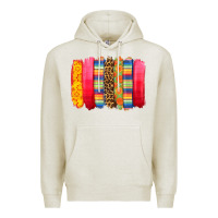 Oatmeal Heather mexican leopard brushstroke Premium Hoodie - Zillion Design Studio