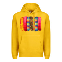 Lemon mexican leopard brushstroke Premium Hoodie - Zillion Design Studio
