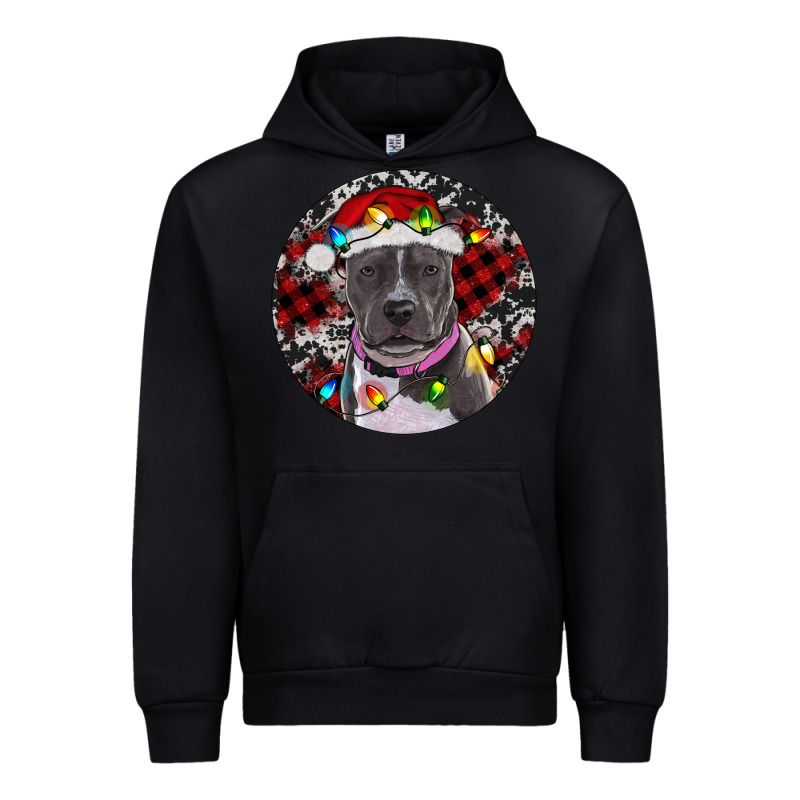 Pitbull And Buffalo Plaid Urban Hoodie by RanaPortraitStore | Teevron