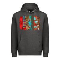 Charcoal Heather mexican brushstroke Premium Hoodie - Zillion Design Studio