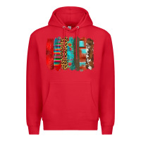 Red mexican brushstroke Premium Hoodie - Zillion Design Studio