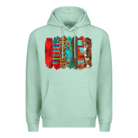 Seafoam mexican brushstroke Premium Hoodie - Zillion Design Studio
