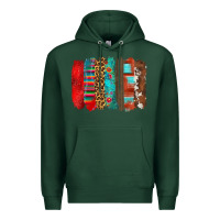 Sports Green mexican brushstroke Premium Hoodie - Zillion Design Studio