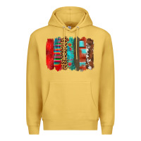 Antique Gold mexican brushstroke Premium Hoodie - Zillion Design Studio