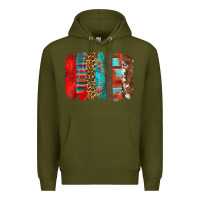 Army Green mexican brushstroke Premium Hoodie - Zillion Design Studio