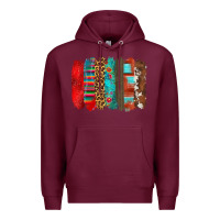 Burgundy mexican brushstroke Premium Hoodie - Zillion Design Studio