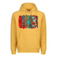 Mustard mexican brushstroke Premium Hoodie - Zillion Design Studio