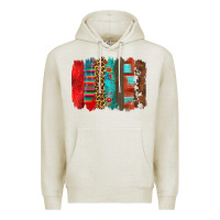 Oatmeal Heather mexican brushstroke Premium Hoodie - Zillion Design Studio
