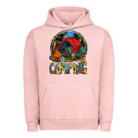 Pigment Salmon camping Urban Hoodie - texasbilliewilder
