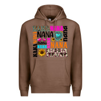 Chestnut nana gemstone sunflower Premium Hoodie - texasbilliewilder