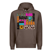 Coffee nana gemstone sunflower Premium Hoodie - texasbilliewilder