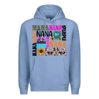 Colony Blue nana gemstone sunflower Premium Hoodie - texasbilliewilder