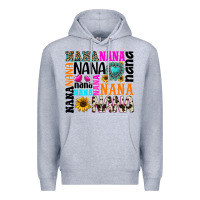 Heather Grey nana gemstone sunflower Premium Hoodie - texasbilliewilder