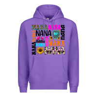Purple nana gemstone sunflower Premium Hoodie - texasbilliewilder