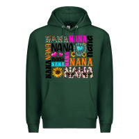 Sports Green nana gemstone sunflower Premium Hoodie - texasbilliewilder