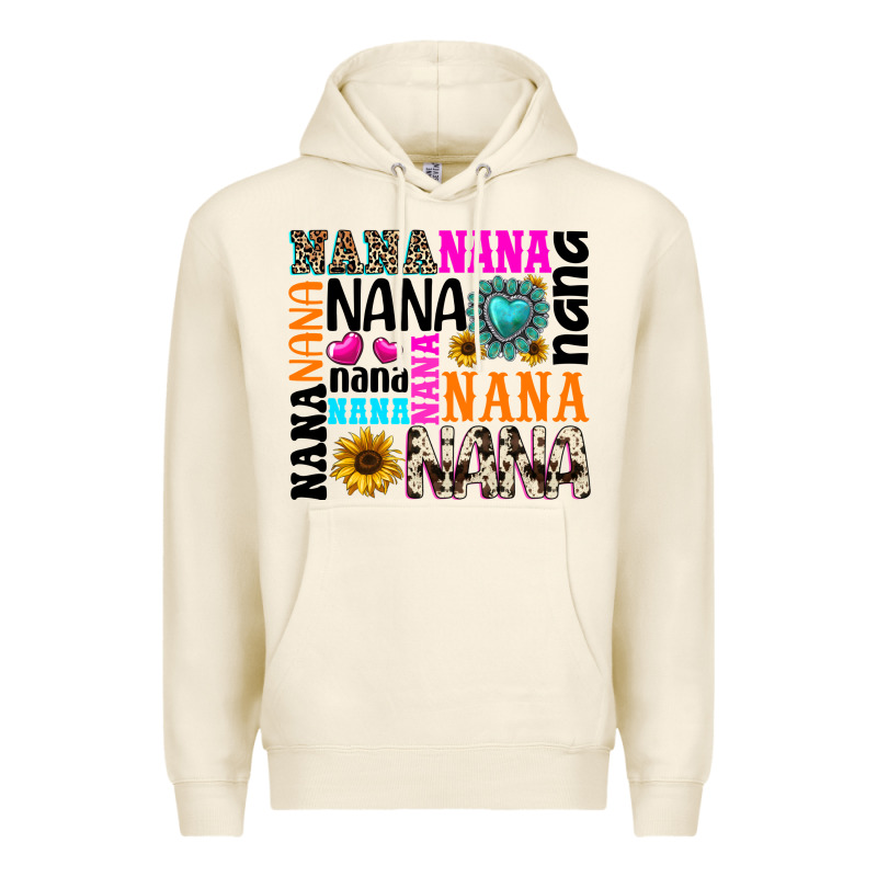 Nana Gemstone Sunflower Premium Hoodie by texasbilliewilder | Teevron