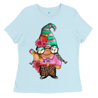Baby Blue teacher gnome Ladies Tee - Artiststas