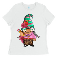 White teacher gnome Ladies Tee - Artiststas