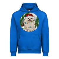 Cobalt Pomeranian And Farm Urban Hoodie - RanaPortraitStore