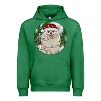 Emerald Pomeranian And Farm Urban Hoodie - RanaPortraitStore