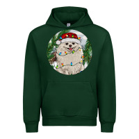 Forest Green Pomeranian And Farm Urban Hoodie - RanaPortraitStore